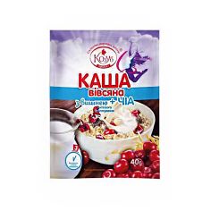 Каша вівсяна з вишнею+насіння чіа, Козуб, 40г