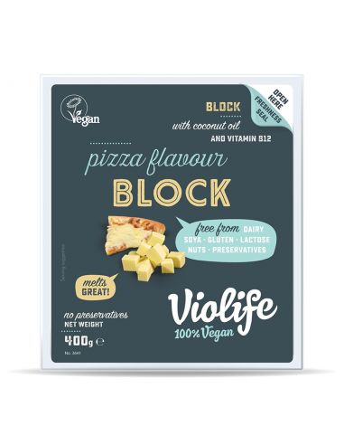 Сир твердий піца блок, Violife, 400г.