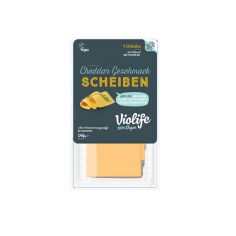 Сир твердий чеддер скибочки, Violife, 140г