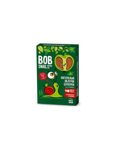 Натуральні яблучні цукерки з м`ятою bob snail (Равлик Боб), 60г