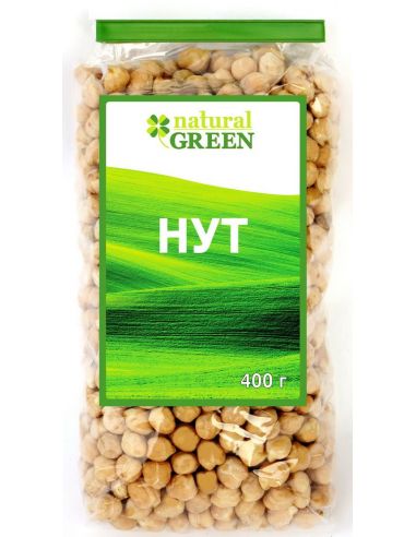 Нут, NATURAL GREEN, 400г