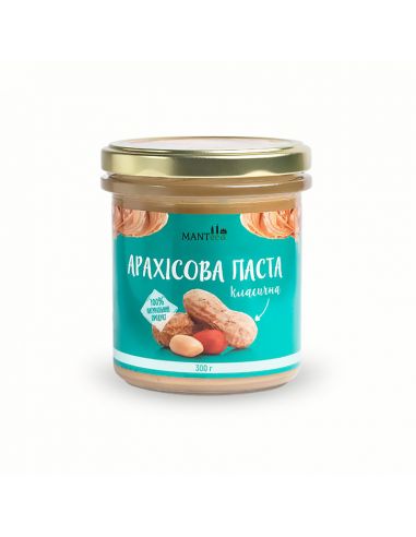 Паста арахісова класична, Manteca, СКЛО, 300г