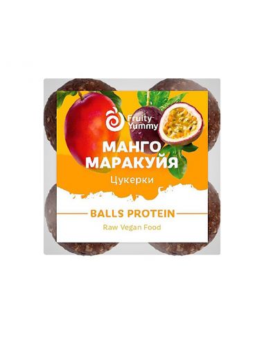 Цукерки манго-маракуйя, Fruity Yummy, 50г