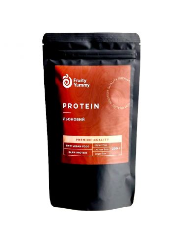 Протеїн льоновий Premium, Fruity Yummy, 200г