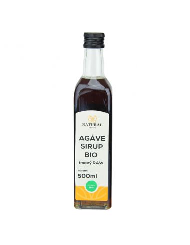 Сироп агави Біо Темний RAW, Natural Jihlava, 500мл