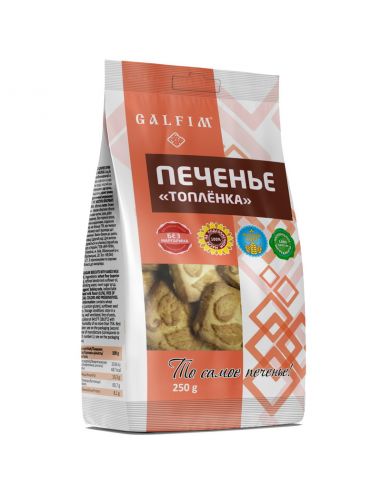 Печиво цукрове з ароматом пряженого молока, Galfim, 250г