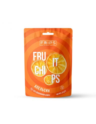 Чіпси фруктові з апельсина, Frips, 25г