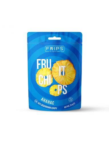 Чіпси фруктові з ананаса, Frips, 25г