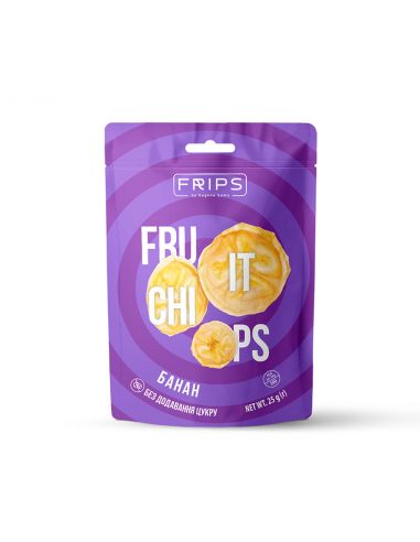 Чіпси фруктові з банана, Frips, 25г