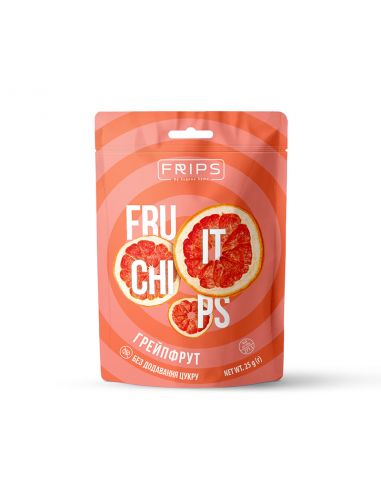 Чіпси фруктові з грейпфрута, Frips, 25г