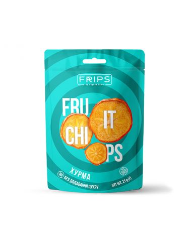 Чіпси фруктові з хурми, Frips, 25г