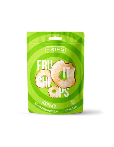 Чіпси фруктові з яблука, Frips, 25г
