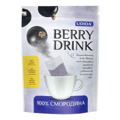 Смородина сушена подріблена Berry drink, Udida, 4г*12
