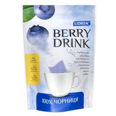 Чорниця сушена подріблена Berry drink, Udida, 4г*12