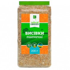 Висівки пшеничні, NATURAL GREEN, 200г