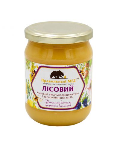 Правильний мед лісовий, 700г