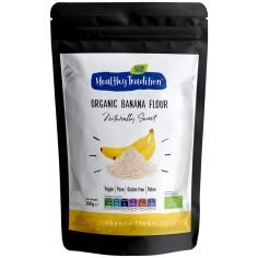 Борошно бананове органічне без глютену, Healthy Tradition, 300г