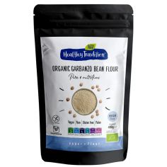 Борошно нутове органічне без глютену, Healthy Tradition, 400г