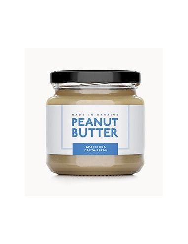 Паста арахісова Веган, Peanut Butter, скло, 180г.