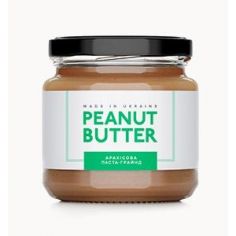Паста арахісова грайнд, Peanut Butter, скло, 180г