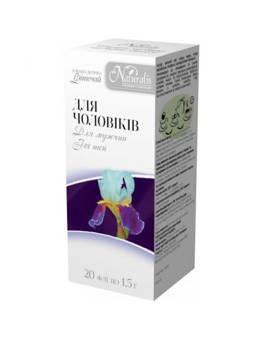 Фіточай "Іван-чай Чоловіча сила із золотим коренем" , Naturalis, 20 пак/ по 1,5г
