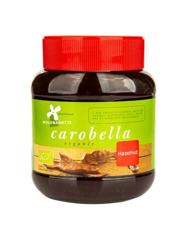 Паста з кероба з лісовим горіхом Carobella, Molenaartje, 350г