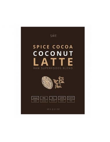 Суміш суперфудів SPICE COCOA COCONUT LATTE, SAVE, 60г