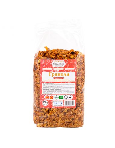 Гранола фруктова, O&H, 750г