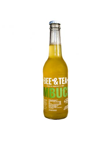 Комбуча яблуко-ківі, BeeTea, 330 мл