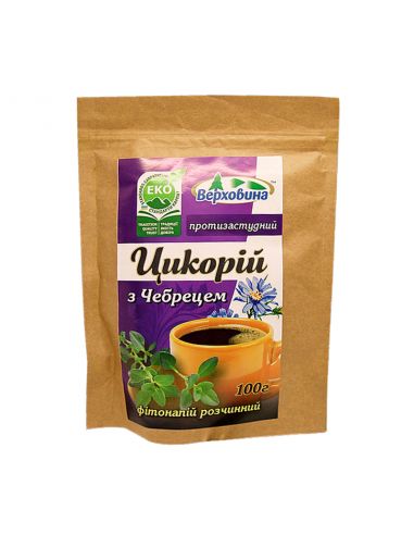 Напій розчинний Цикорій з чебрецем, Верховина, 100г