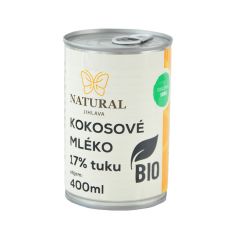Вершки кокосові 17% BIO, Natural Jihlava, 400мл