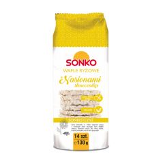 Галети рисові з насінням соняшника, Sonko, 130г