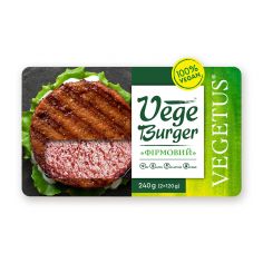 Vege Burger "Фірмовий", Vegetus, 2х120г