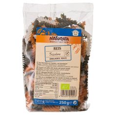 Локшина рисова органічна з томатами і шпинатом без глютену, Naturata, 250г