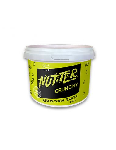 Паста арахісова Crunchy, Nutter, пластик, 300г