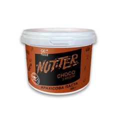 Паста арахісова Choco з какао та медом, Nutter, пластик, 300г