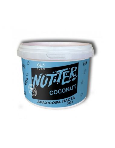 Паста арахісова Coconut, Nutter, пластик, 300г