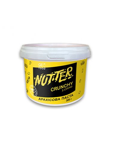 Паста арахісова Crunchy з сіллю, Nutter, пластик, 300г