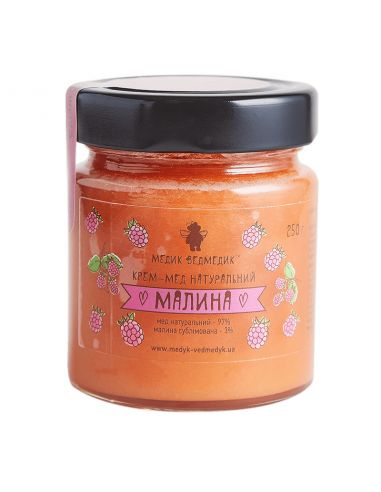 Медова суміш малина, Медик Ведмедик, 250г