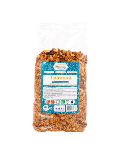 Гранола фруктово-горіхова, O&H, 750г