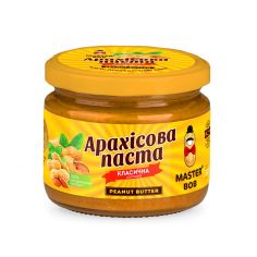 Паста арахісова класична солодка, Майстер Боб, 200г.