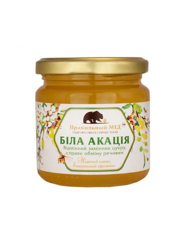 Правильний мед з акації, 260 г