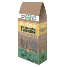Цукерки фруктово-горіхові з амарантом "Груша, Фундук, Кероб", Жива кухня, 100г