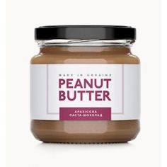 Паста арахісова шоколад, Peanut Butter, скло, 180г