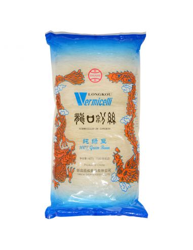 Локшина соєва скляна Фунчоза, Vermicelli Shunhe Longkou, 250г