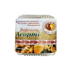 Вафлі Ассорті, Золотий Десерт, 200г