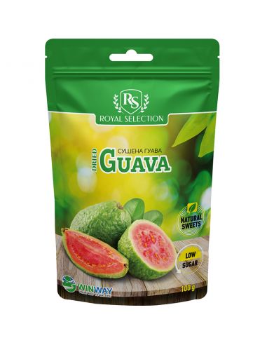 Гуава сушена, Low sugar, Winway, 100г