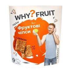 Чіпси фруктові "Яблуко-Апельсин", Why Fruit, 85г