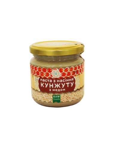 Паста з насіння кунжуту з медом, EcoLiya, 200г