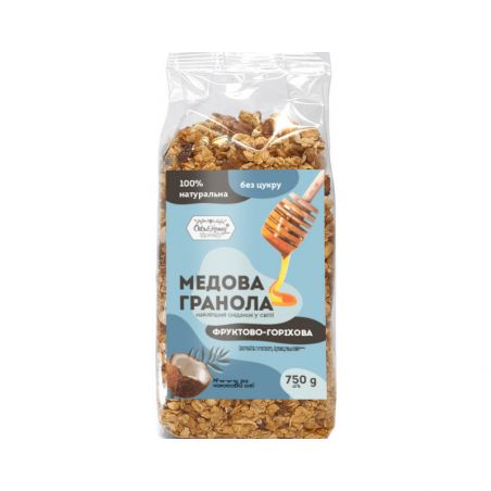Гранола фруктово-горіхова, O&H, 750г